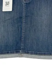 Vorschaubild 6 von Jeansrock Damen Minirock Blau Gr. 38 Baumwolle Casual