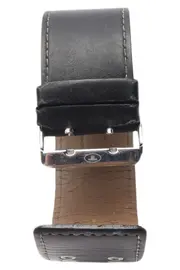 Vorschaubild 2 von Damen Armbanduhr Schwarz Leder Edelstahl Casual Elegant