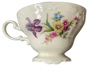 Vorschaubild 1 von Kaffeetasse Pompadour Blumenmuster Mehrfarbig Porzellan Klassisch