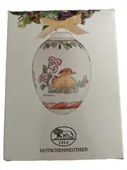 Vorschaubild 2 von DAS EI '98 Ole Winther Porzellan Dekodose Vogel Blumen 6cm