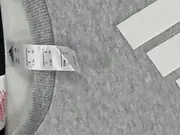 Vorschaubild 8 von Kinder Sweatshirt Gr. 98 Grau Sportlich Baumwolle Logo-Print