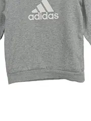 Vorschaubild 5 von Kinder Sweatshirt Gr. 98 Grau Sportlich Baumwolle Logo-Print