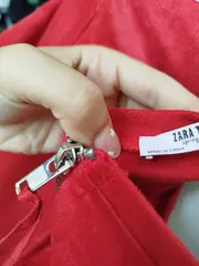 Vorschaubild 3 von Damen Freizeitkleid Rot Gr. 40/L Casual