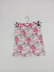 Vorschaubild 2 von Kinder Top Blumenmuster Gr. 152 Mehrfarbig Casual Halterneck