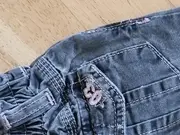 Vorschaubild 3 von Kinder Cargohose Grau Uni Gr. 68 Baumwolle Casual Freizeit