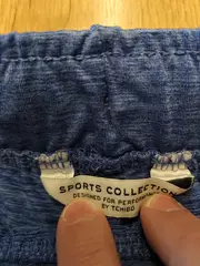 Vorschaubild 2 von Sport Shorts Damen Gr. 40/42 Blau Meliert Sportlich