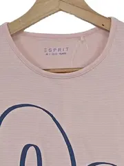 Vorschaubild 6 von Mädchen T-Shirt Rosa Gestreift Herz-Print Gr. 152 (12-13 Jahre)