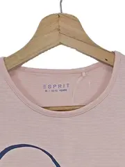 Vorschaubild 5 von Mädchen T-Shirt Rosa Gestreift Herz-Print Gr. 152 (12-13 Jahre)