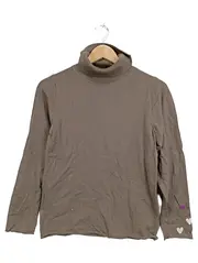 Vorschaubild 1 von Rollkragen Langarmshirt Kinder Gr. 162/164 Braun Herzen