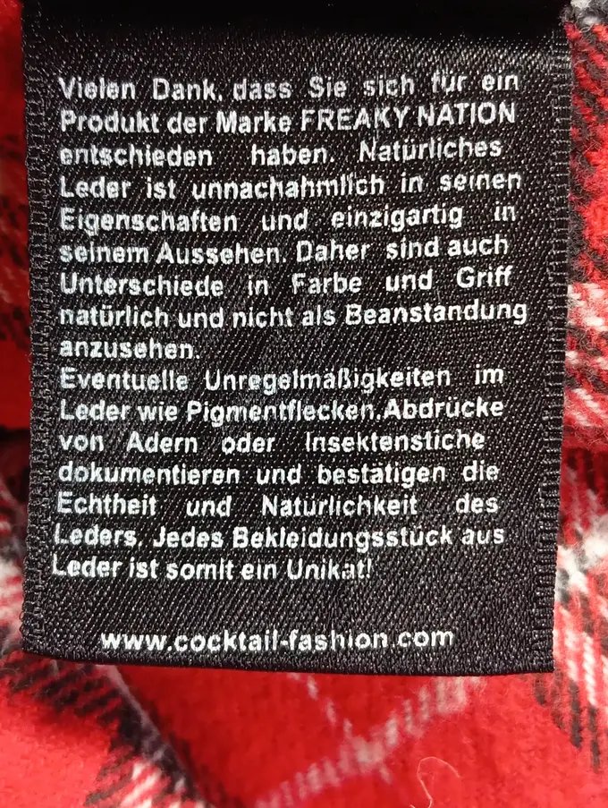 FREAKY NATION Lederjacke Bild 6