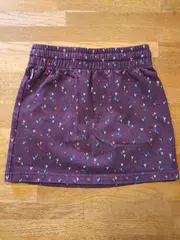 Vorschaubild 5 von Mädchen Rock Gr. 116-122 Lila Herzmuster Baumwolle Casual