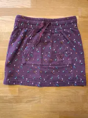 Vorschaubild 3 von Mädchen Rock Gr. 116-122 Lila Herzmuster Baumwolle Casual
