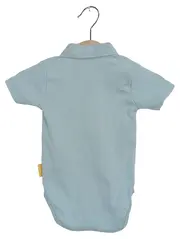 Vorschaubild 2 von Baby Body Gr. 62 Blau Polo Kragen Teddy Logo Baumwolle