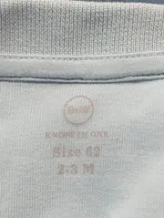 Vorschaubild 3 von Baby Body Gr. 62 Blau Polo Kragen Teddy Logo Baumwolle