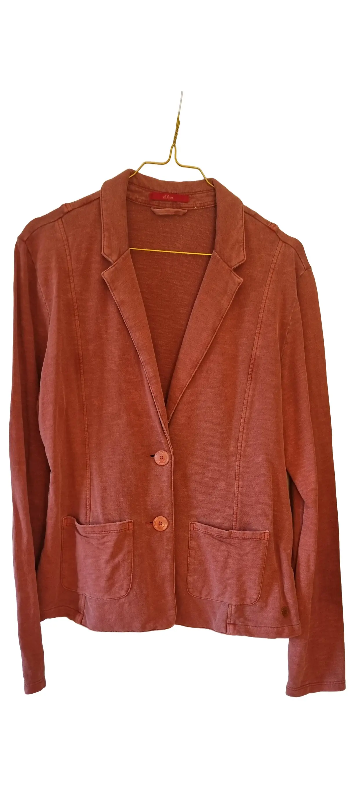 S.OLIVER Damen Blazer Gr. 42 Rot Casual