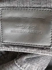 Vorschaubild 3 von Damen Jeans Straight Leg Gr. 38/M Grau Casual Denim Hose