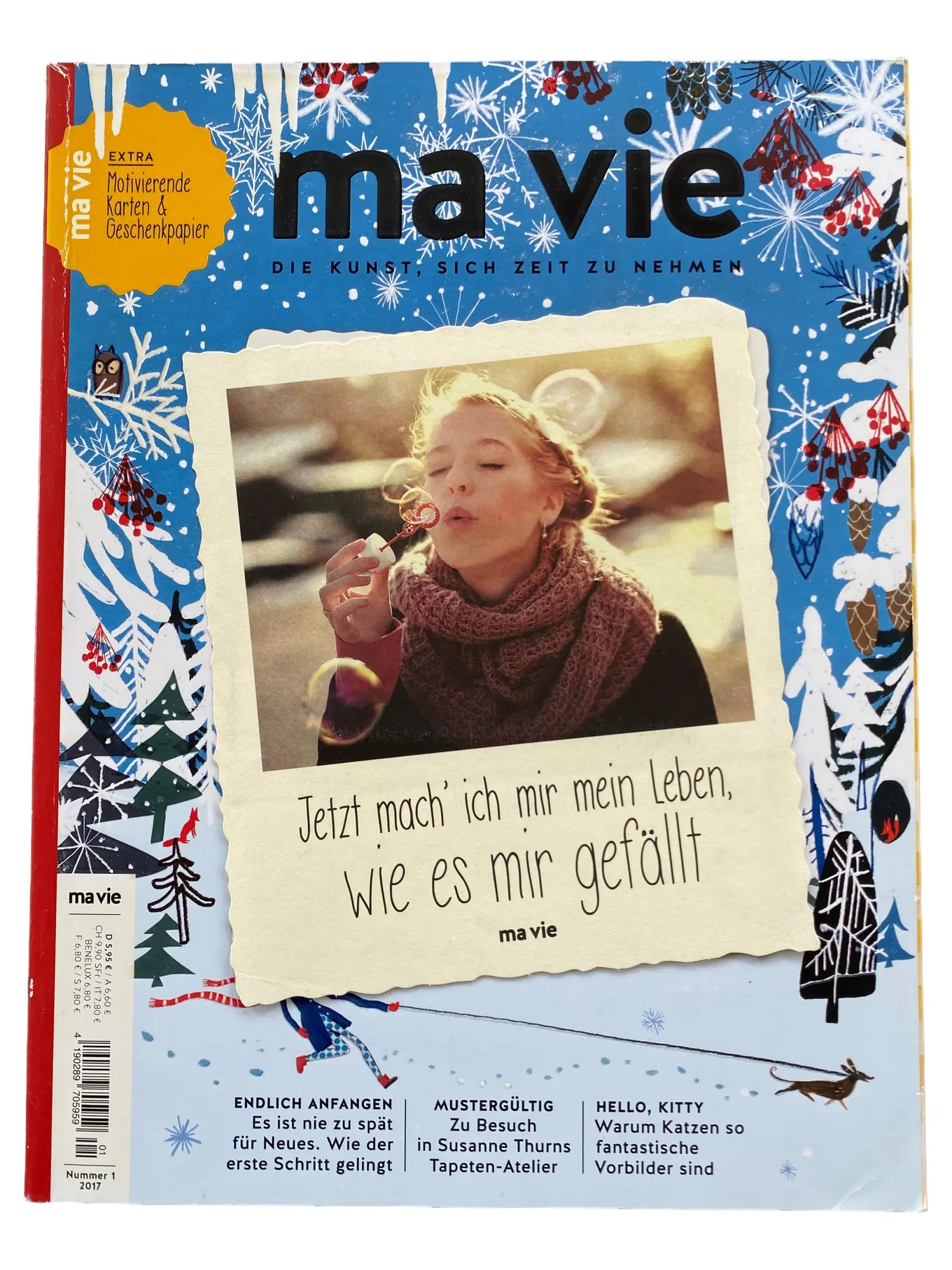 MAVIE Magazin Nr. 1 2017 - Kunst Zeit Nehmen Lifestyle Natur Selbstfürsorge