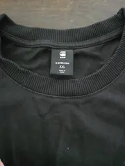 Vorschaubild 2 von Herren T-Shirt Gr. 54/XXL Schwarz Casual Baumwolle