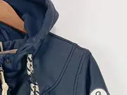 Vorschaubild 3 von Damen Regenjacke Gr. 38 Blau Praktisch mit Kapuze