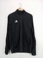 Vorschaubild 2 von Trainingsjacke Herren M Schwarz Sport Polyester Logo Reißverschluss