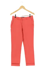 Vorschaubild 1 von Stoffhose Damen Gr. 36 Rot Casual Business Baumwolle Stretch