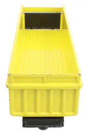 Vorschaubild 1 von Modellfahrzeug Container Anhänger Gelb Metall Spielzeug LKW Trailer