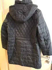 Vorschaubild 2 von Damen Steppmantel Winterjacke Kapuze Blau Gr. 46 3XL