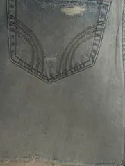 Vorschaubild 4 von Damen Minirock Jeansrock Gr. 36/S Blau Destroyed Casual