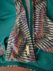 Vorschaubild 5 von Bikini Damen Gr. 40 Mehrfarbig Bohemian Ethno Schleife Quaste Träger