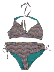 Vorschaubild 1 von Bikini Damen Gr. 40 Mehrfarbig Bohemian Ethno Schleife Quaste Träger