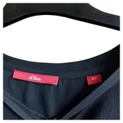 Vorschaubild 3 von Langarmshirt Damen Gr. 42/XL Schwarz Casual Applikationen