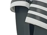 Vorschaubild 3 von Badeschuhe Herren Adilette Gr. 47 Schwarz Weiß Sportlich