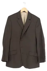 Vorschaubild 1 von Herren Sakko Business Braun Gr. 44/XS Klassisch Elegant Schurwolle