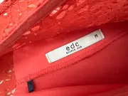 Vorschaubild 6 von EDC Damen Top Rot mit Spitze Gr. 38/M Feminin