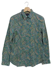 Vorschaubild 1 von Damen Bluse Gr. 36/S Paisley Mehrfarbig Baumwolle Elegant