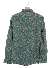 Vorschaubild 2 von Damen Bluse Gr. 36/S Paisley Mehrfarbig Baumwolle Elegant