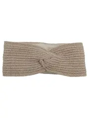 Vorschaubild 1 von Damen Stirnband Beige Rippstrick One Size Warm Winter