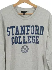 Vorschaubild 2 von Stanford College Sweatshirt Herren Grau XXL