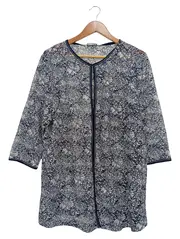 Vorschaubild 1 von Damen Strickjacke Gr. 48 Modern Mehrfarbig Polyester