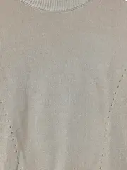 Vorschaubild 3 von Mädchen Pullunder mit Bluse Gr. 146/152 Beige Strick