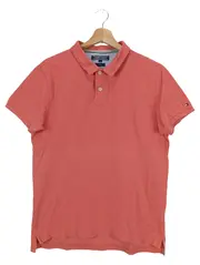 Vorschaubild 1 von Poloshirt Damen 40/L Rot Casual Basic Baumwolle Kurzarm