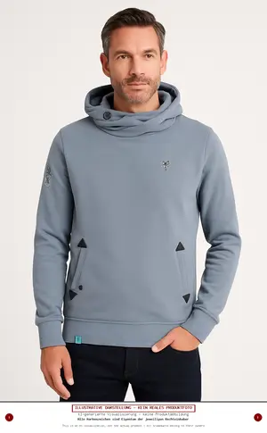 NAKETANO Kapuzenpullover