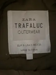 Vorschaubild 5 von Damen Parka Kapuze Oliv Gr. S 36 Baumwolle Freizeit Übergangsjacke