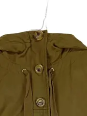 Vorschaubild 2 von Damen Parka Kapuze Oliv Gr. S 36 Baumwolle Freizeit Übergangsjacke