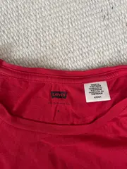 Vorschaubild 3 von Damen T-Shirt Rot Logo-Print Gr. S Baumwolle Casual