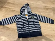 Vorschaubild 4 von Baby Kapuzenjacke Gr. 68 Jungen Blau Gestreift Hey Dude