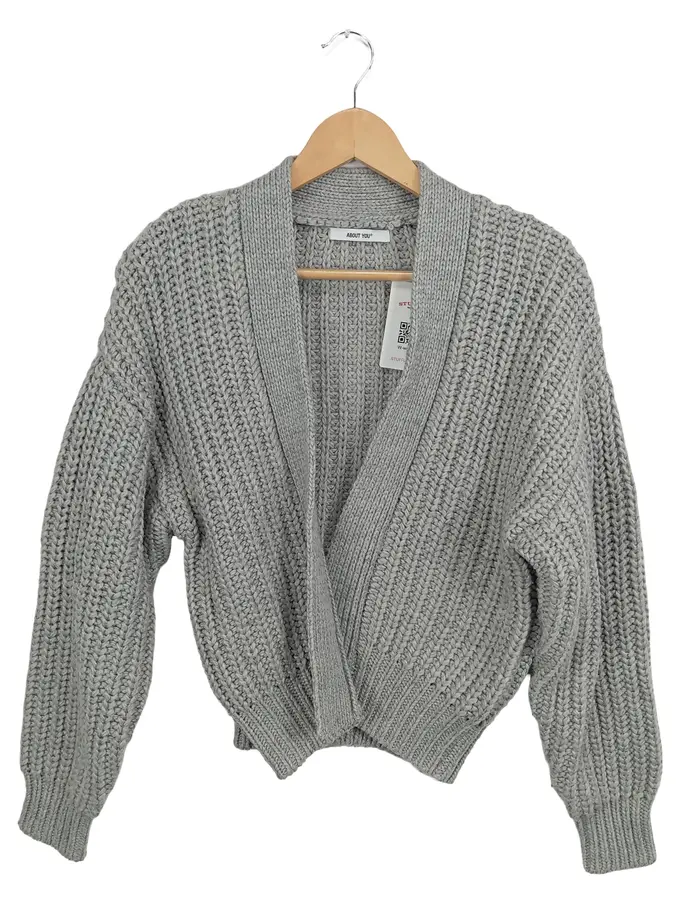 Aboutyou Esprit Strickjacke Hellgrau ABOUT YOU Strickjacke Damen