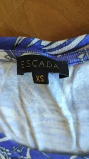 Vorschaubild 5 von Damen Pullover Shirt 34/XS Blau Palmenmuster Casual Modern