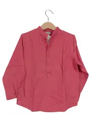 Vorschaubild 1 von Kinder Freizeithemd Rosa Gr. 116 Casual Leinen Langarm