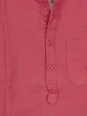 Vorschaubild 2 von Kinder Freizeithemd Rosa Gr. 116 Casual Leinen Langarm